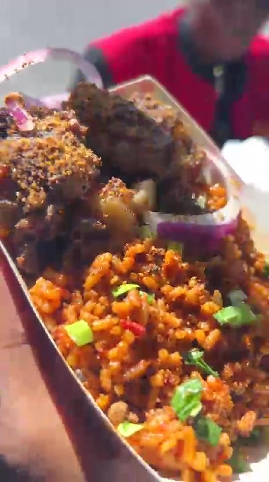 Suya Loaded Jollof Bowl